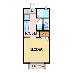 メゾントレビⅩの物件間取画像